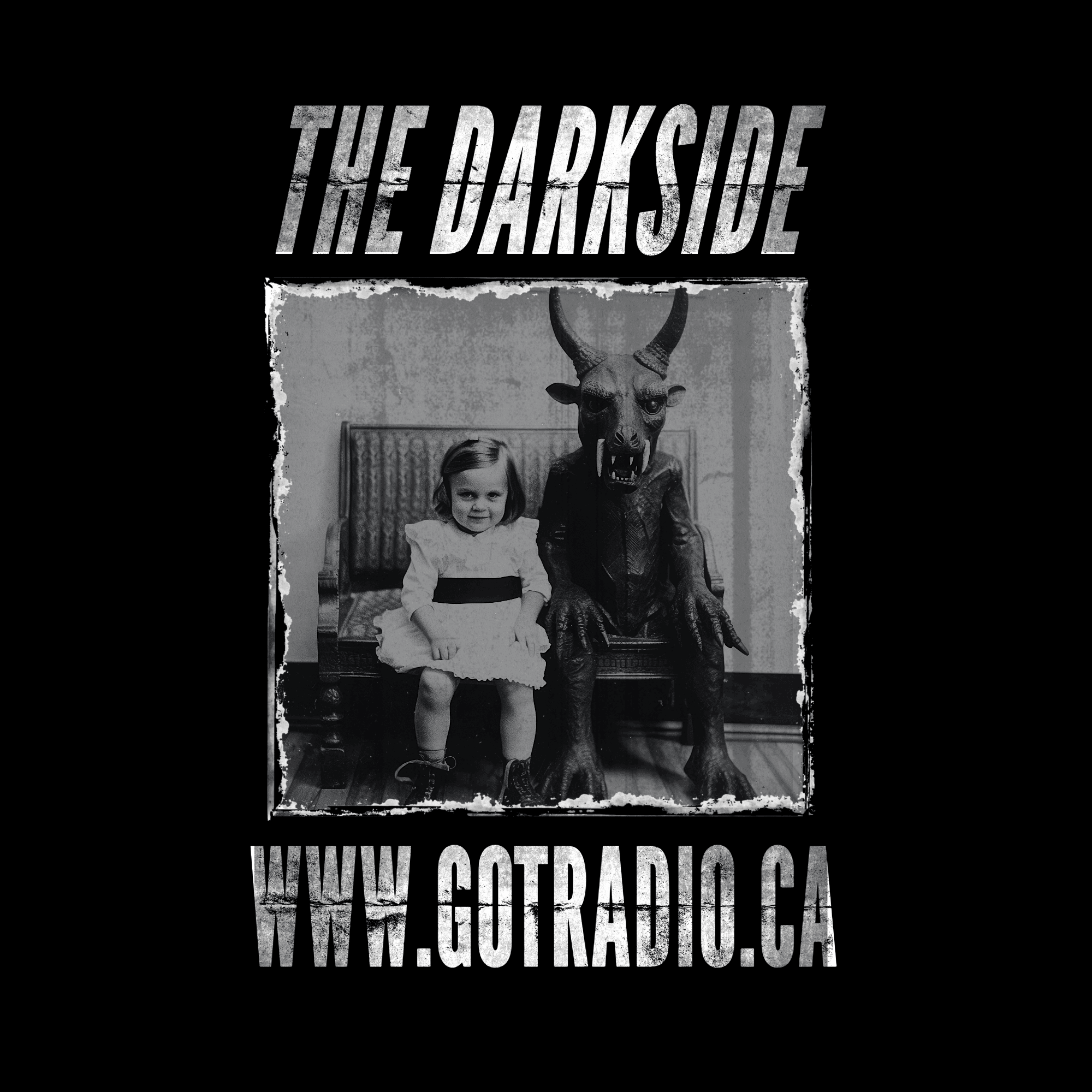 The Darkside Show - shows a dark image with an evil theme